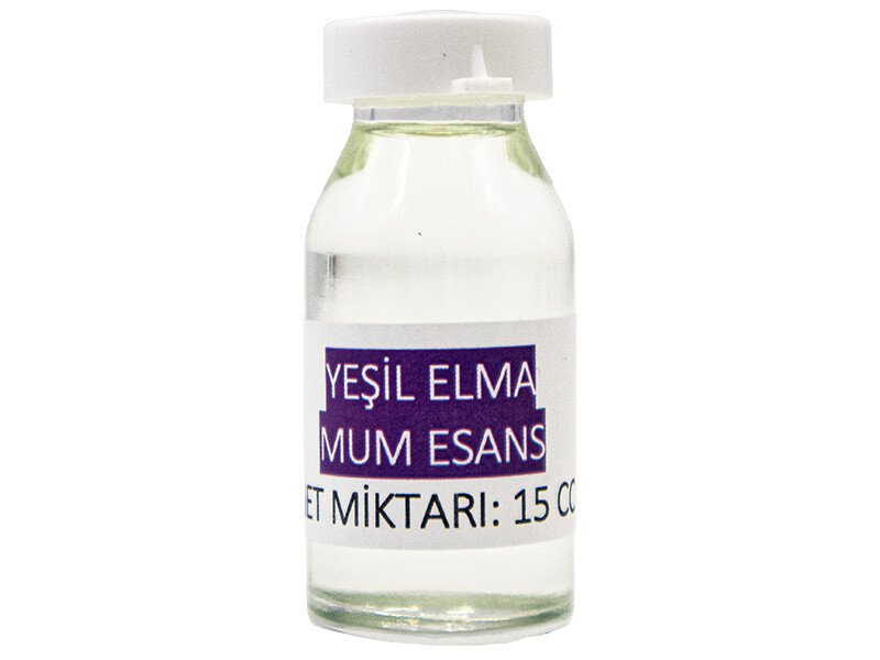Yeşil Elma Mum Esansı 15 CC - Kimyacınız