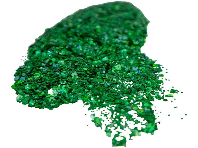 Yeşil Glitter Sim Süsleme Aksesuarı 25 GR - 1
