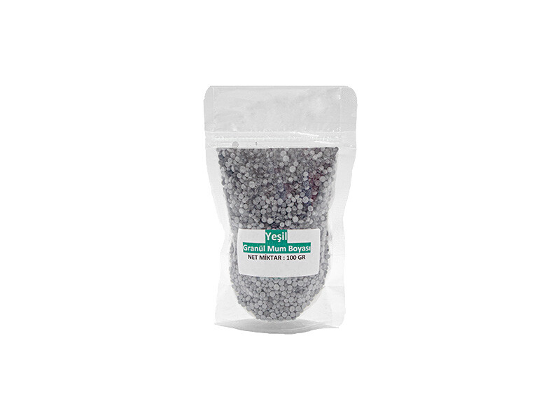 Yeşil Granül Mum Boyası 100 GR - Kimyacınız