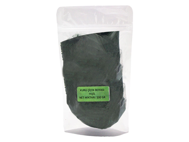 Yeşil Kuru Çiçek Boyası 100 GR - Kimyacınız