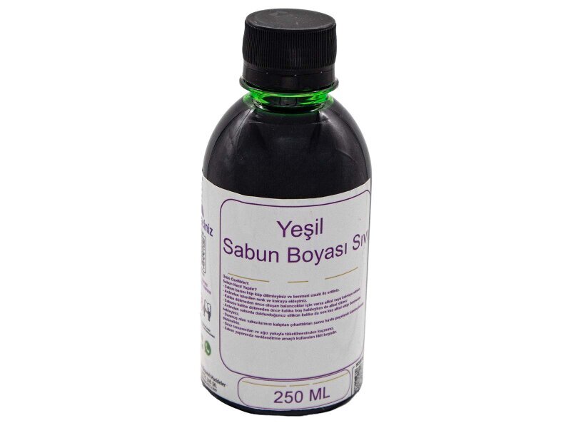 Yeşil Sabun Boyası - Sıvı 250 CC - Kimyacınız