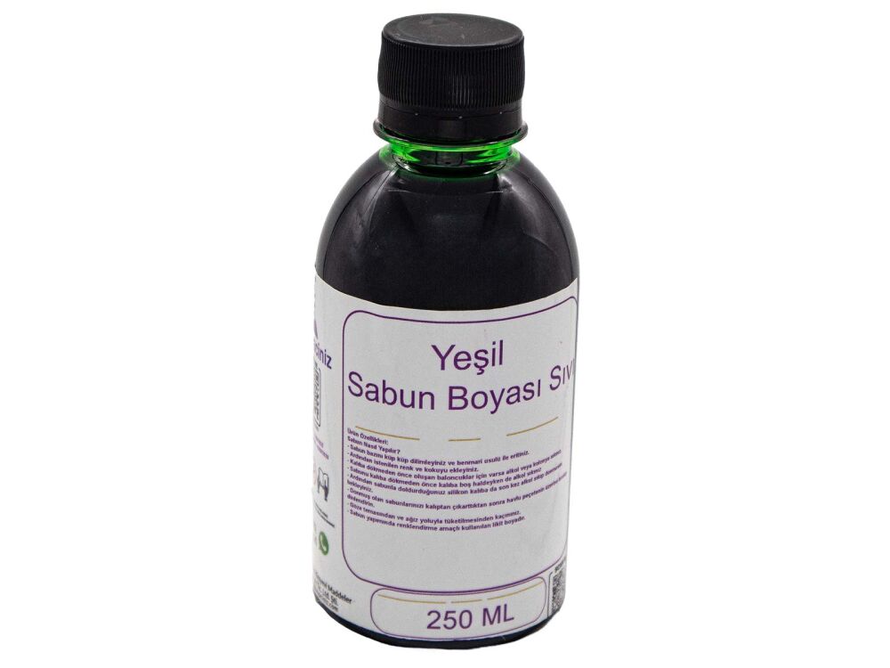 Yeşil Sabun Boyası - Sıvı 250 CC - 1