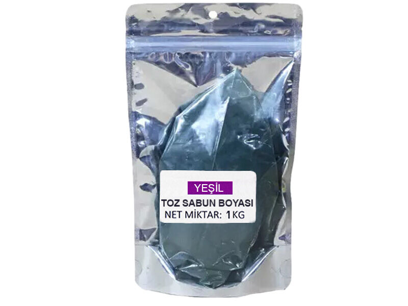 Yeşil Toz Doğal Sabun Boyası 1 KG - 1