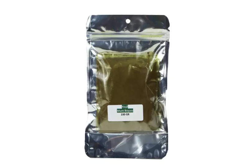 Yeşil Toz Mum Boyası 100 GR - Kimyacınız