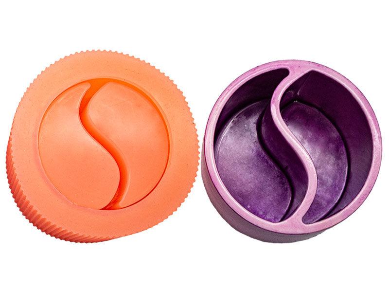 Yin Yang Beton Saksı Silikon Kalıp B-104 - 1