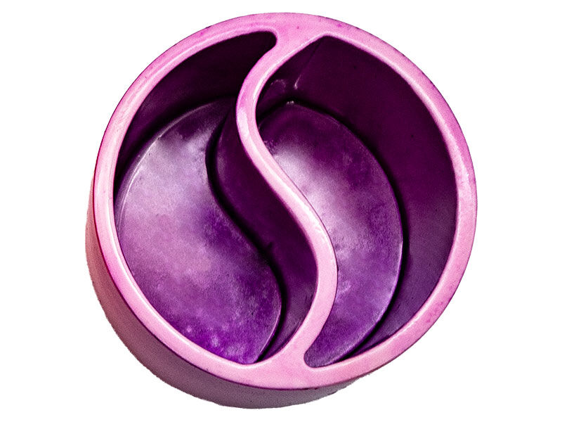 Yin Yang Beton Saksı Silikon Kalıp B-104 - 6