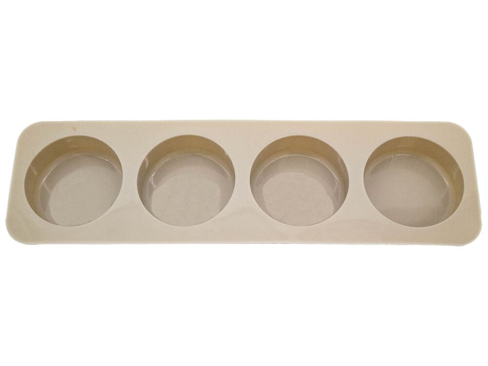 Yuvarlak 4'lü Silikon Kalıbı KM-224 - 2