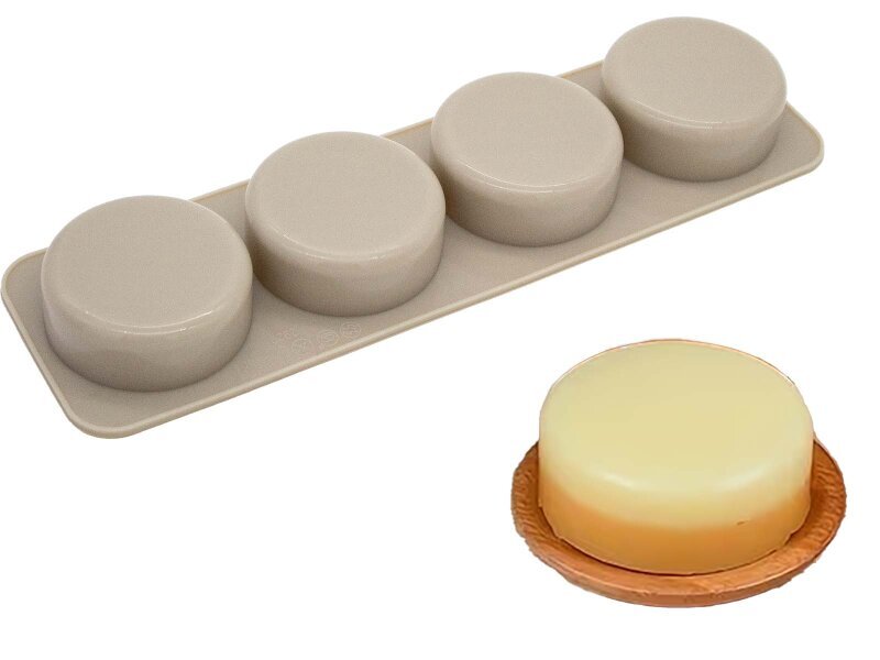 Yuvarlak 4'lü Silikon Kalıbı KM-224 - 1