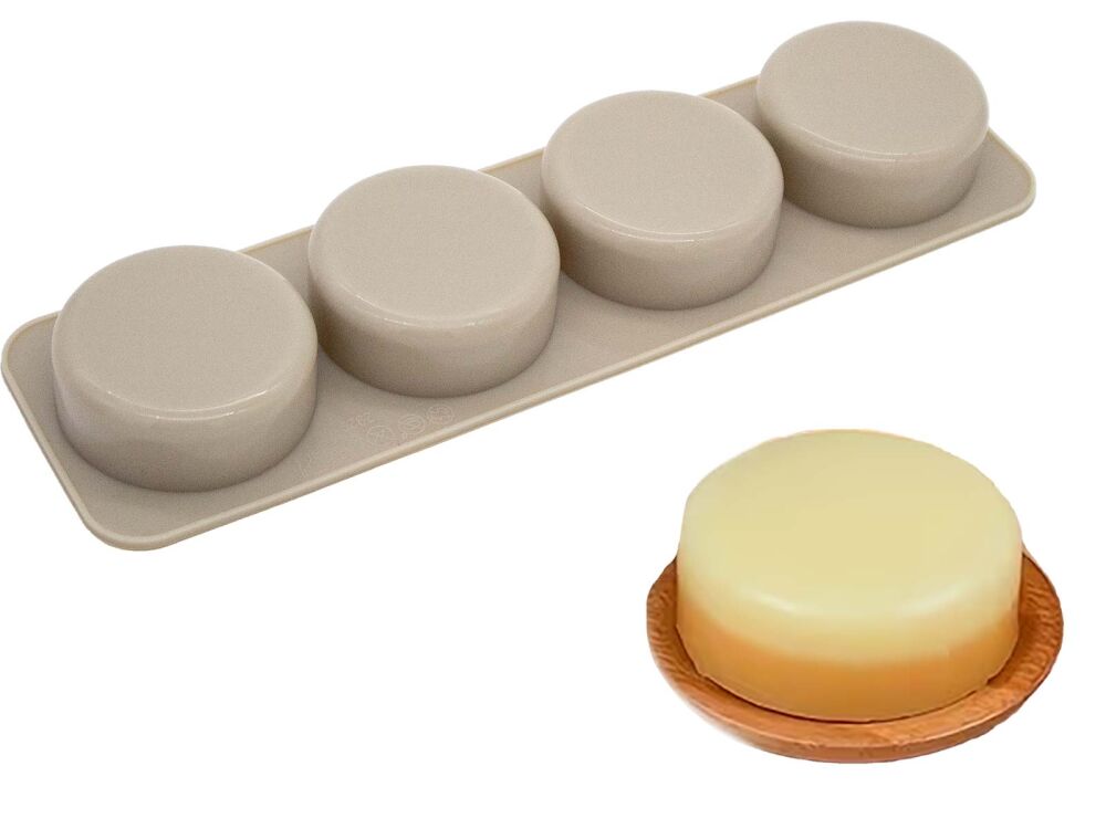 Yuvarlak 4'lü Silikon Kalıbı KM-224 - 1