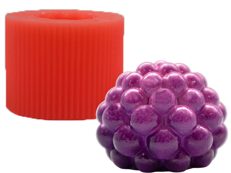 Yuvarlak Bubble Silikon Mum Kalıbı M-64 - 1