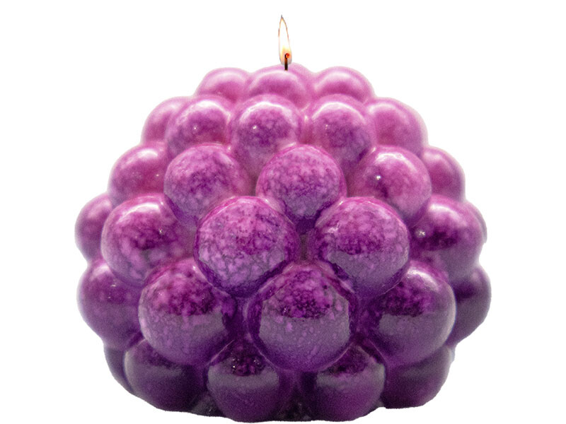 Yuvarlak Bubble Silikon Mum Kalıbı M-64 - 6