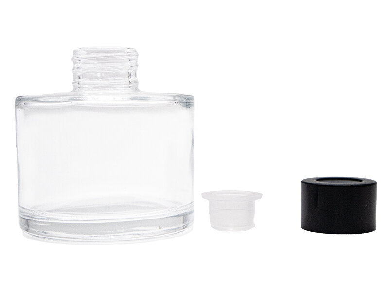 Yuvarlak Cam 120 ml Oda Kokusu Şişesi 5 Adet - 5