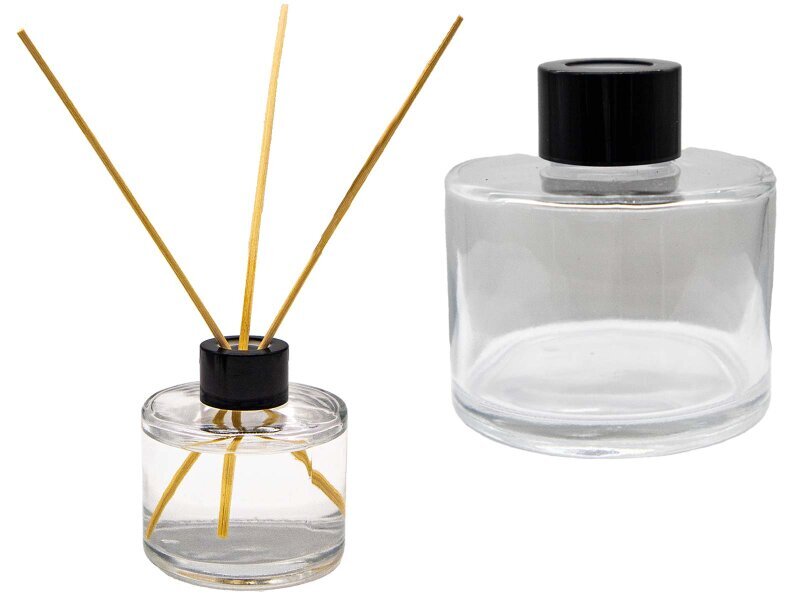 Yuvarlak Cam 120 ml Oda Kokusu Şişesi 5 Adet - 1