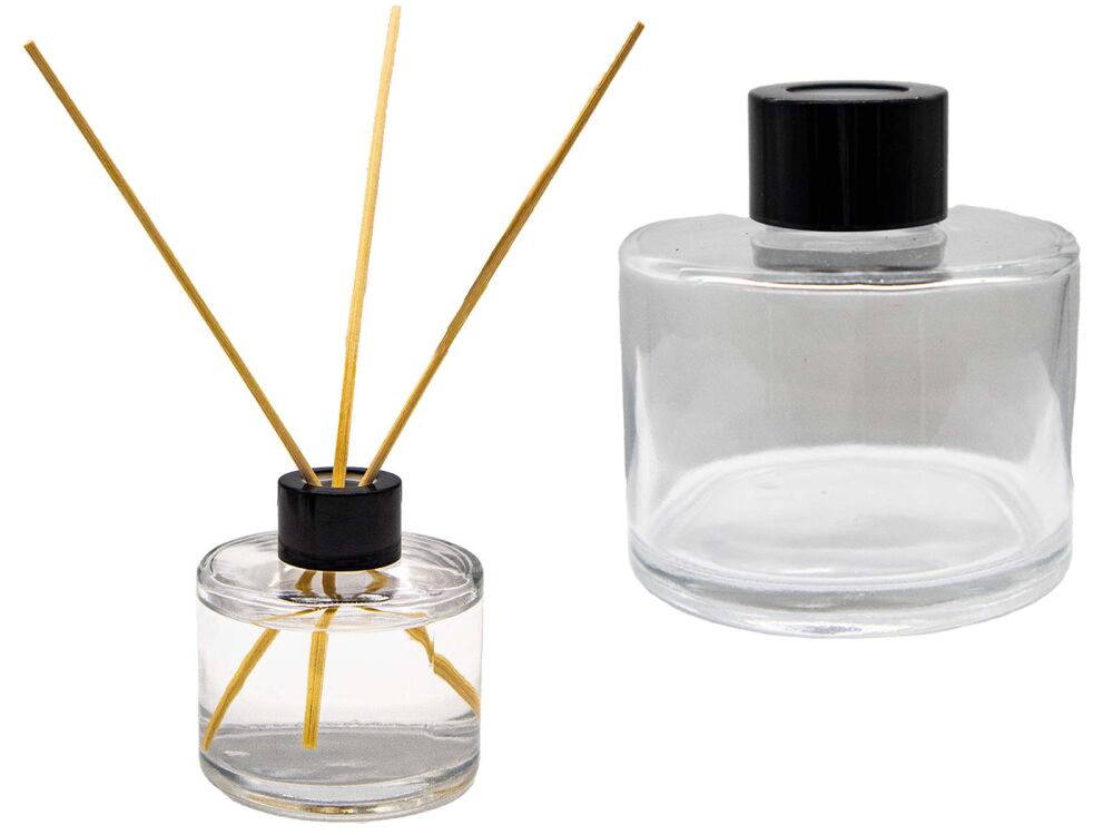 Yuvarlak Cam 120 ml Oda Kokusu Şişesi 5 Adet - 1