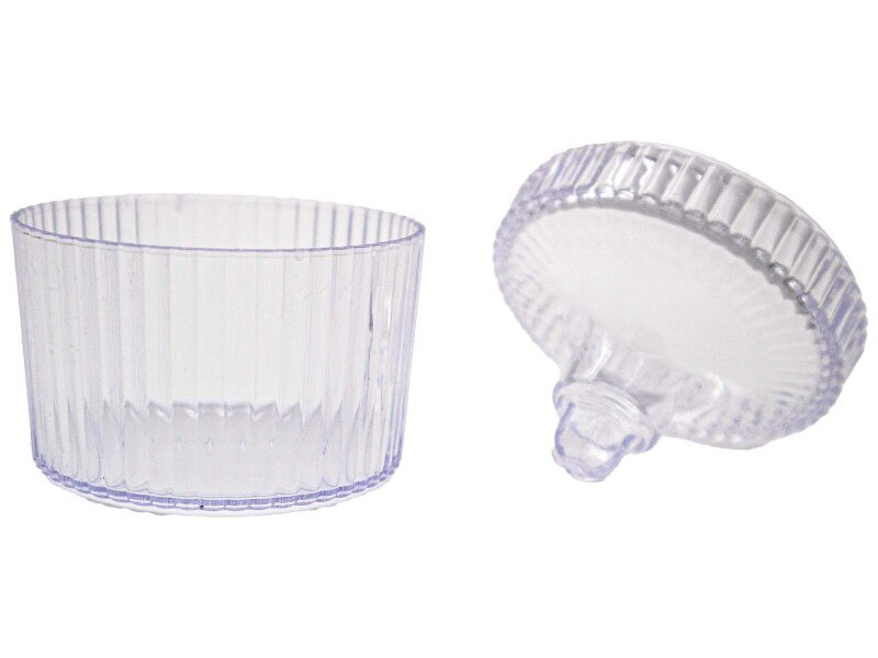 Yuvarlak Mika Şekerlik Kutu 20 Adet - 4