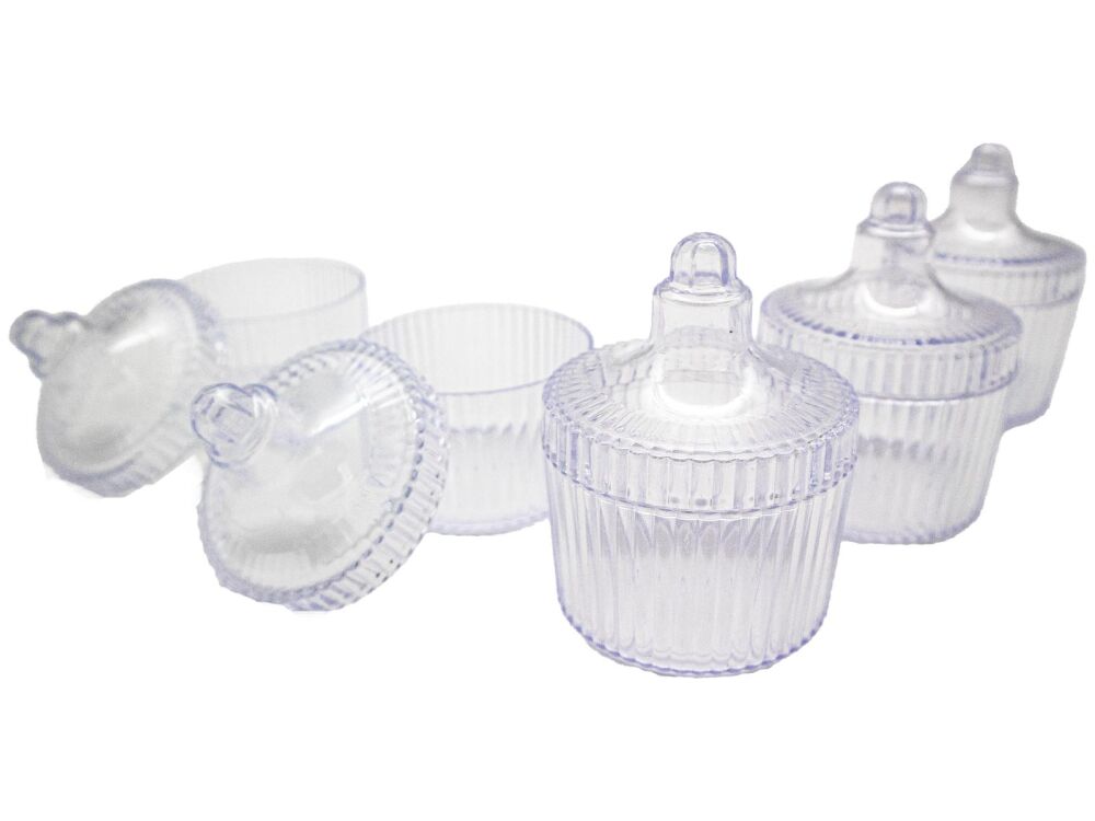 Yuvarlak Mika Şekerlik Kutu 240 Adet - 1