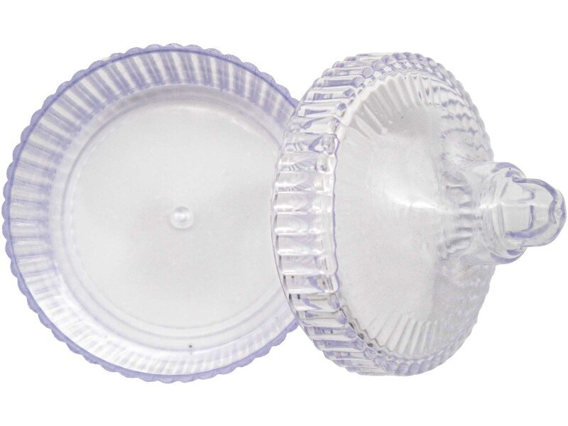 Yuvarlak Mika Şekerlik Kutu 240 Adet - 2