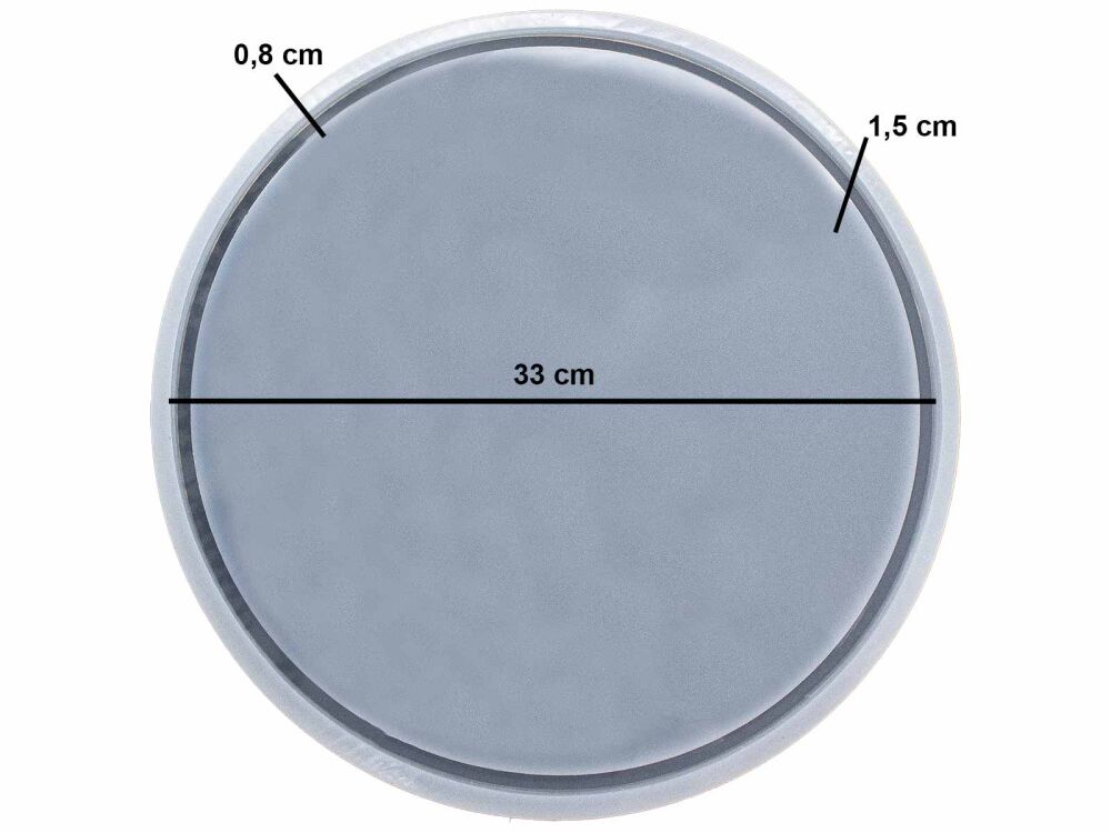 Yuvarlak Terrazo Tabanlık Epoksi Kalıbı EPK-900 - 2