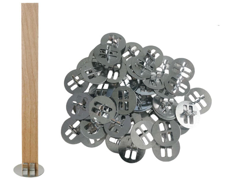 Yuvarlak Yapışkanlı Fitil Sehpası - Fitil Tutacağı 10 Adet - 1