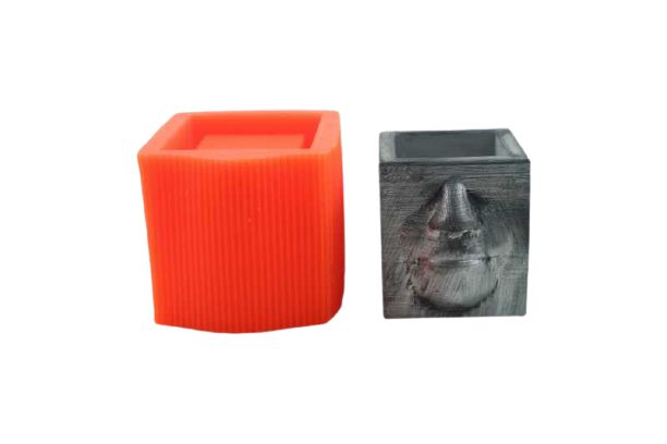 Yüz Kabartmalı Beton Saksı Silikon Kalıp B-44 - Kimyacınız