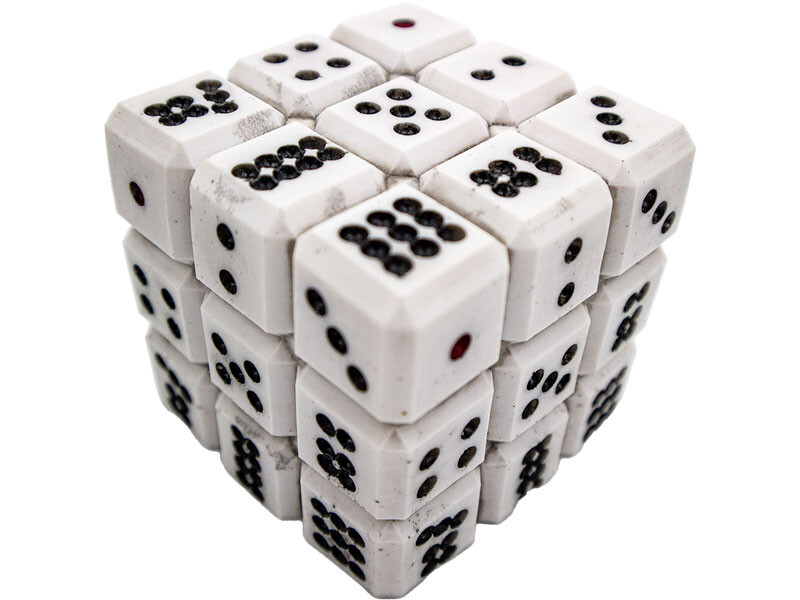 Zar Desenli Küp Silikon Mum Kalıbı M-122 - 2