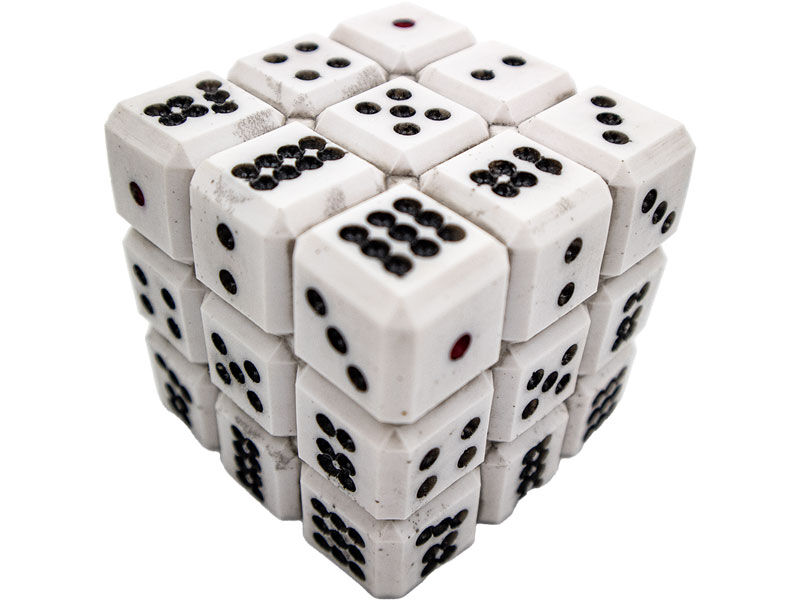 Zar Desenli Küp Silikon Mum Kalıbı M-122 - 2