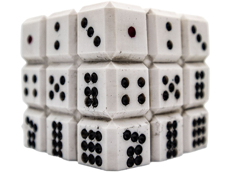 Zar Desenli Küp Silikon Mum Kalıbı M-122 - 4