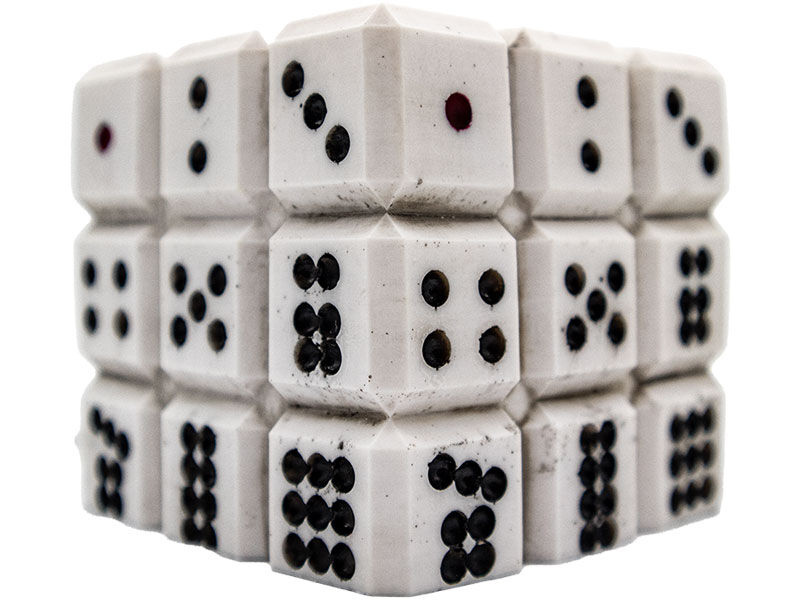 Zar Desenli Küp Silikon Mum Kalıbı M-122 - 4