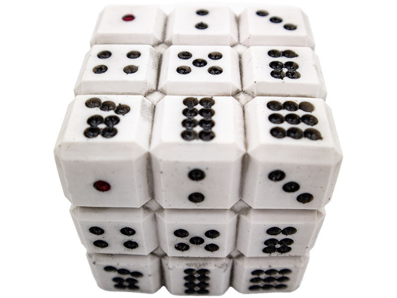 Zar Desenli Küp Silikon Mum Kalıbı M-122 - 5