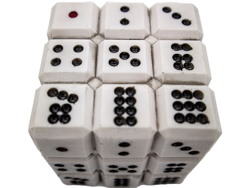 Zar Desenli Küp Silikon Mum Kalıbı M-122 - 6