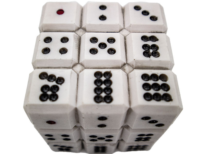 Zar Desenli Küp Silikon Mum Kalıbı M-122 - 6