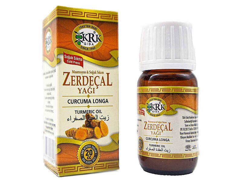 Zerdeçal Yağı 20 CC 12 Adet - 2